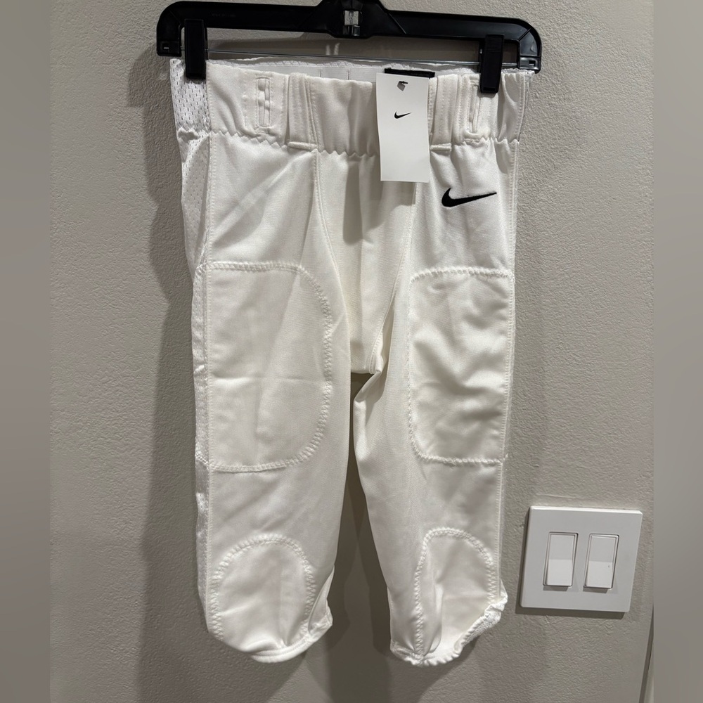 Nike Vapor Team White Football Pants Men’s Size XL 908728-100 NWT $67 - Picture 2 of 5